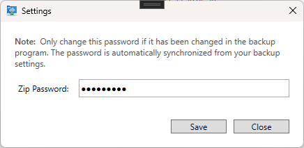 SSH Restore Settings